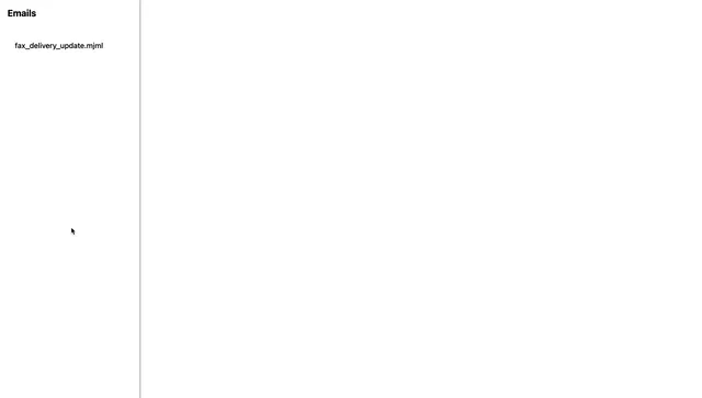 Email preview with MJML, handlebars, and SvelteKit